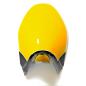 Preview: GPM GP3 front number plate Longtrack black/yellow with mudguard