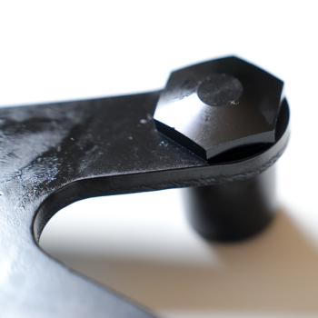ESO LT left footrest plate black