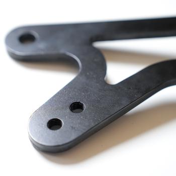 ESO LT left footrest plate black