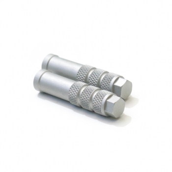 BAR wheel adjuster set silver