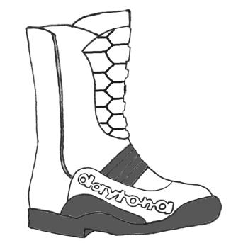 DAYTONA EVO SGP CUSTOM outer shoe