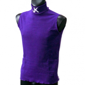 JK roll-neck shirt lilac