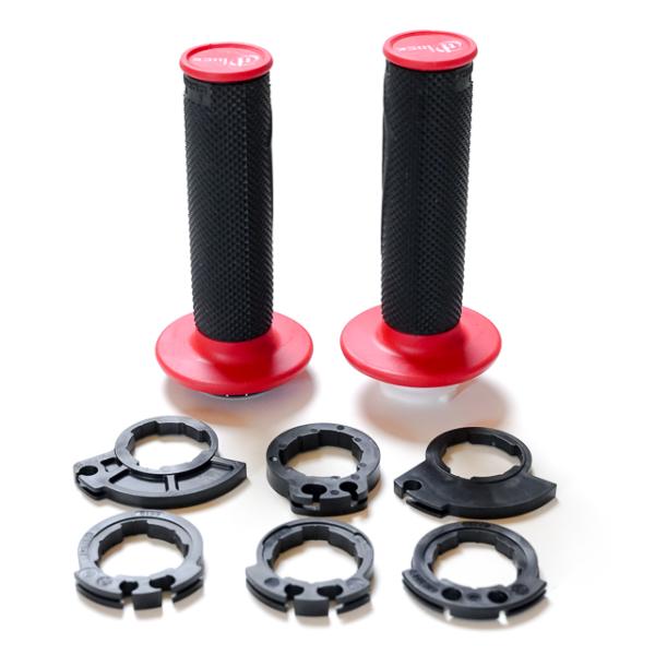 DOMINO D200 D-Lock grips black/red