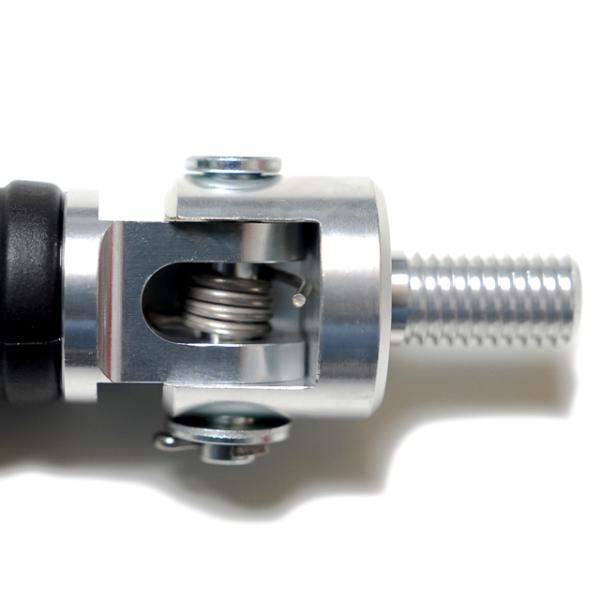 KLS footrest long silver