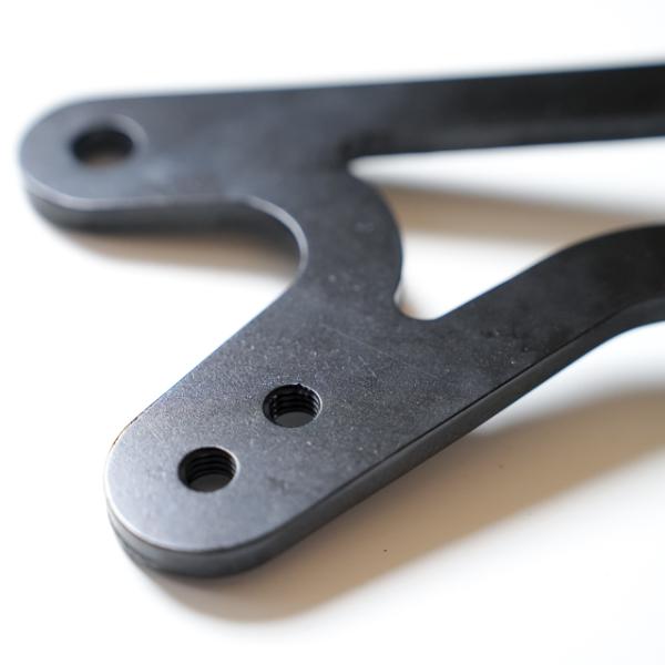 ESO LT left footrest plate black