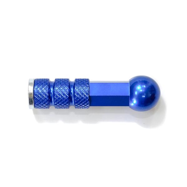 KLS wheel adjuster nut FIM 2025 blue