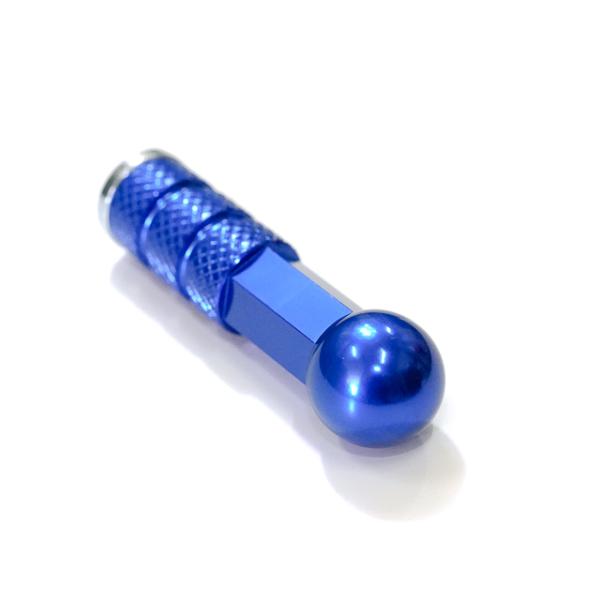 KLS wheel adjuster nut FIM 2025 blue