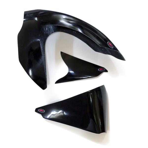 GPM GP5 Langbahn Innenkotflügelset hinten schwarz
