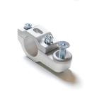 BAR Halter für Dämpfer silber